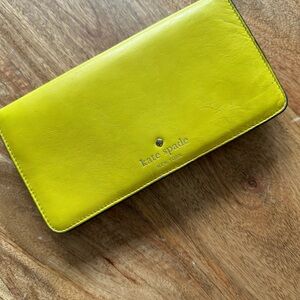 kate spade New York Lemon Leather Wallet